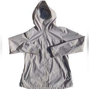 Marmot Windstopper Men's Jacket Size Medium Hooded Tan Beige 79448 Full Zip